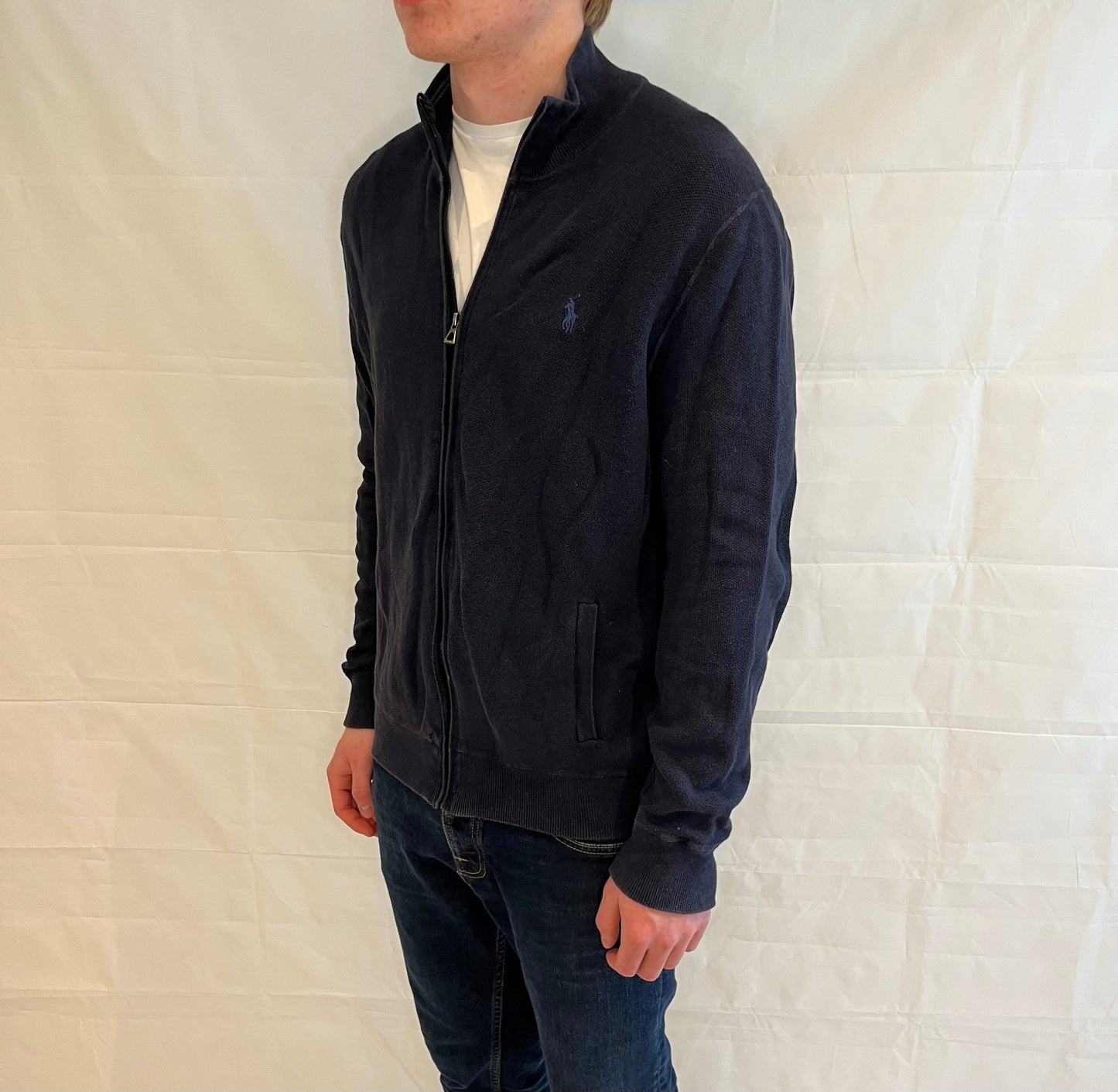 Polo Ralph Lauren Full Zip Cardigan Blue Men's